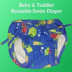 Baby Toddler Reusable Adjustable Leakproof Swim Diaper 10 to 30 Pounds